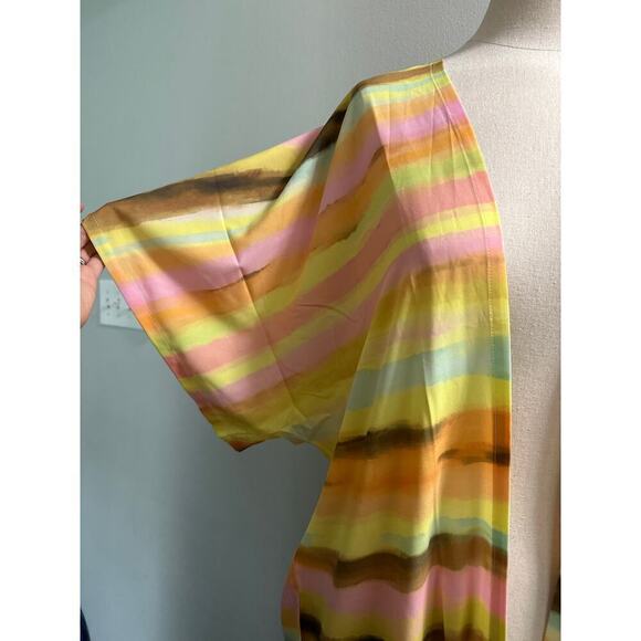 🔴
 Revolve Plush Apparel‎ Sunset Kimono swimsuit cover up size Large - Picture 3 of 4